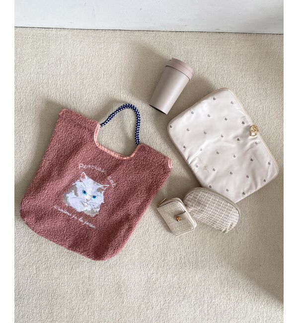  「アニマル刺繍ボアトートバッグ」|トートバッグ|