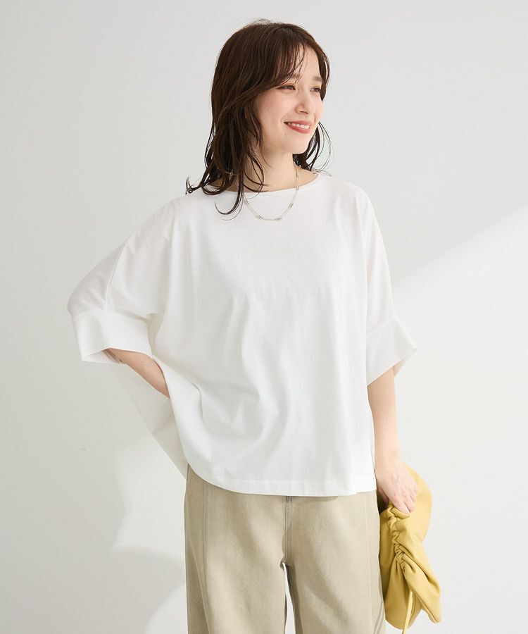 Green Parks「【WEB限定】冷やっとすずやかドルマンプルオーバーⅡ」|Tシャツ・カットソー|Off White