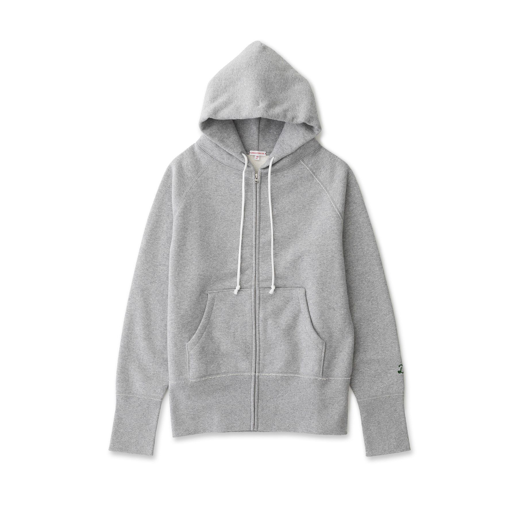 DRESSTERIOR「デキシー吊裏毛ジップアップパーカ」|パーカー|