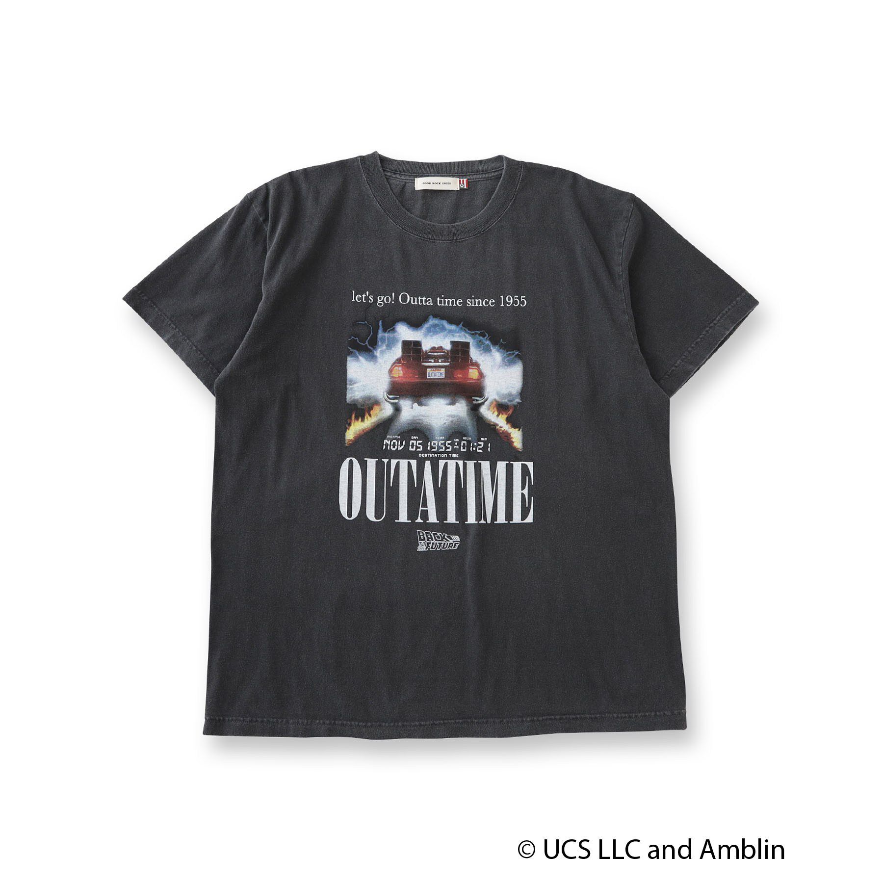 DRESSTERIOR「GOOD ROCK SPEED（グッドロックスピード）BACK TO THE FUTURE デロリア」|Tシャツ・カットソー|ブラック(019)