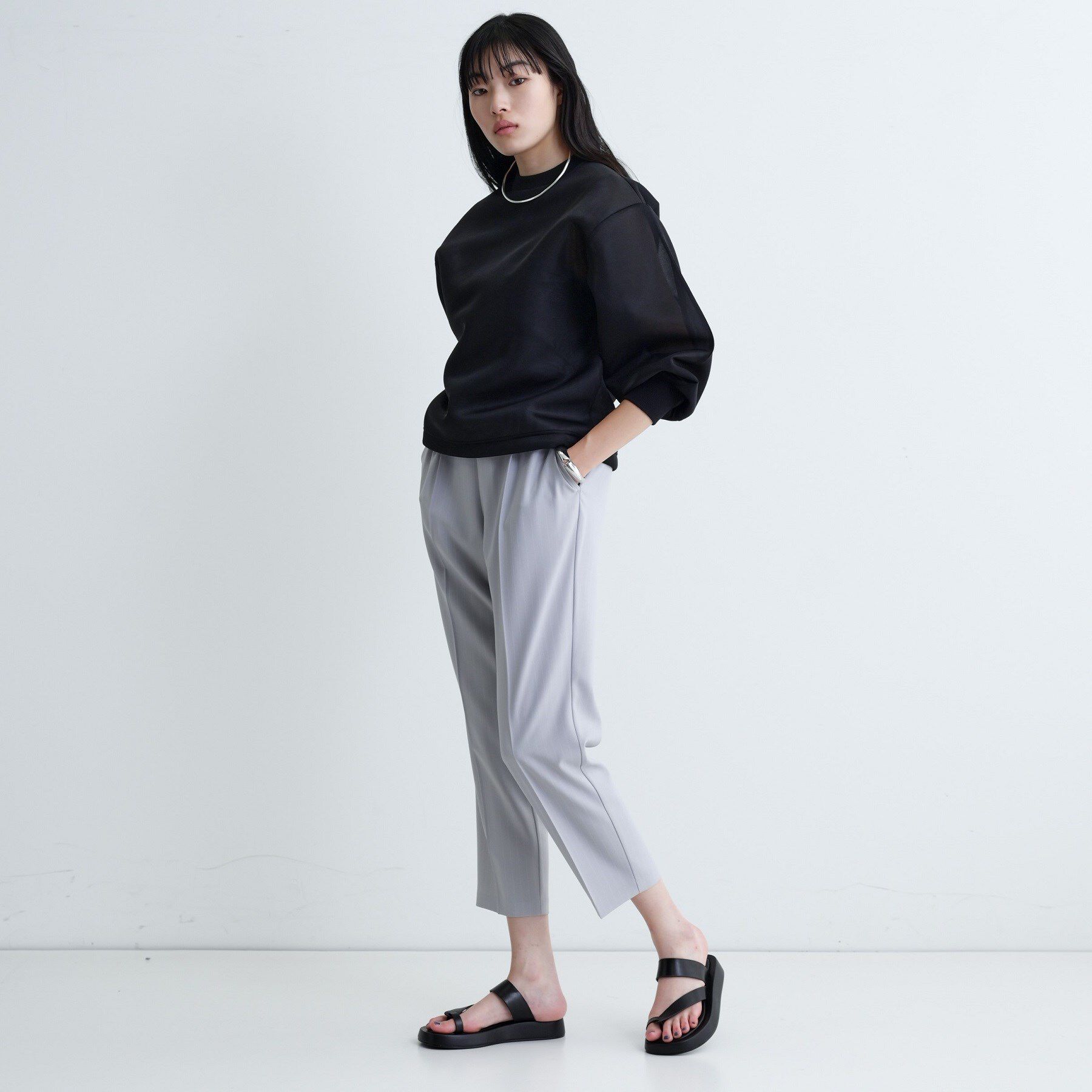 GALLEST「【接触冷感／セットアップ対応】イージーテーパードパンツ【通勤・セレモニー】」|その他|