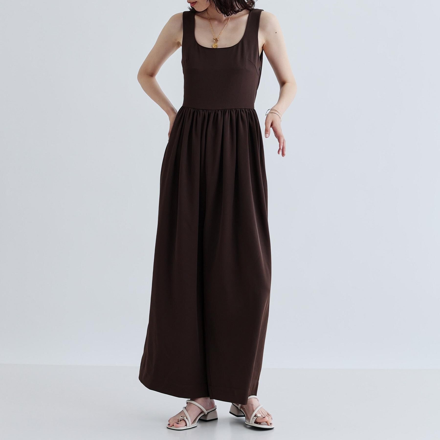 GALLEST「バックデザインサロペット」|オールインワン|