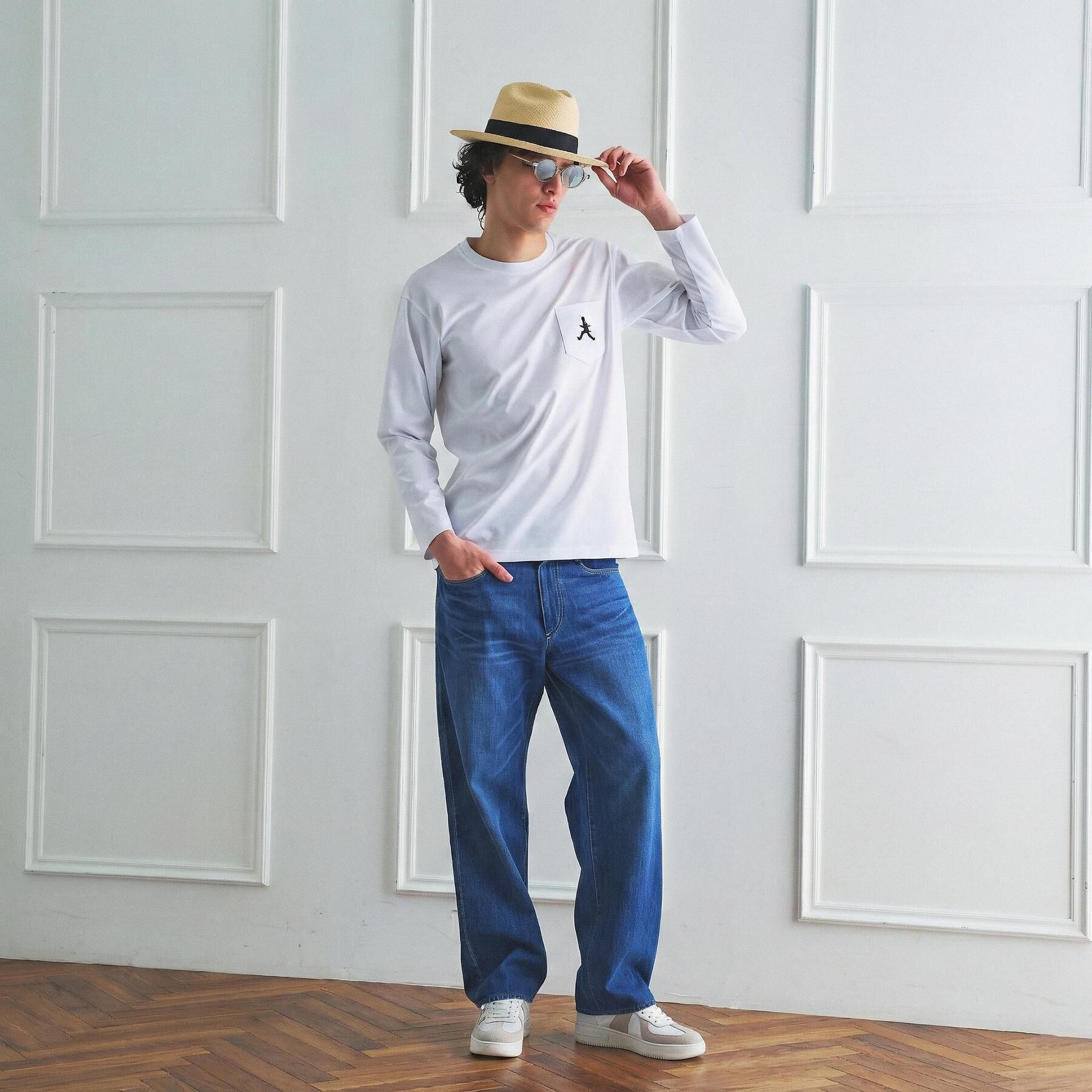 TAKEO KIKUCHI「【BOWLER HAT LABEL】クールデオドラントジャージ ボーラーハットウォーカー ポケットT」|Tシャツ・カットソー|