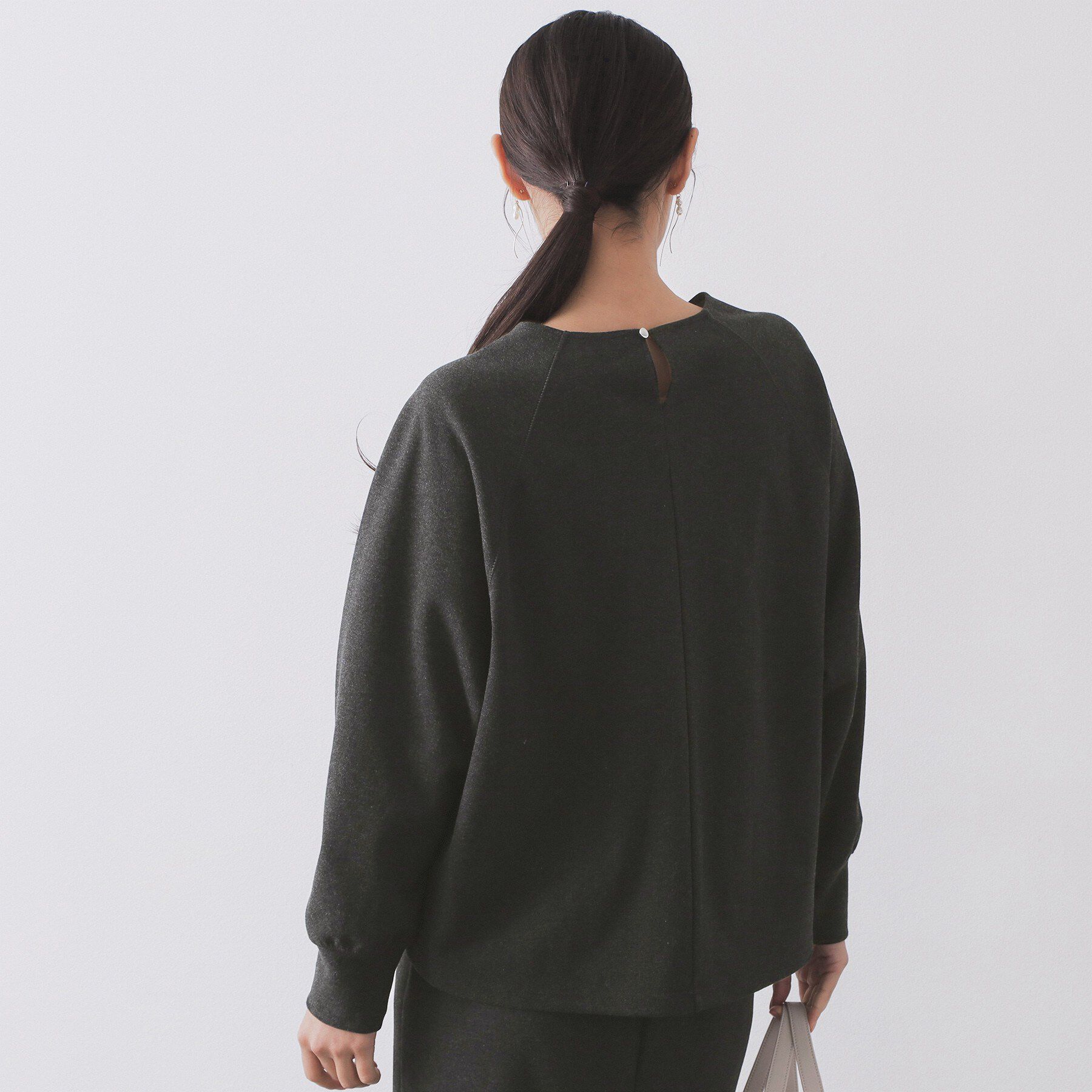 OPAQUE.CLIP「フォルムデザイントップス／セットアップ対応【洗濯機OK】」|Tシャツ・カットソー|