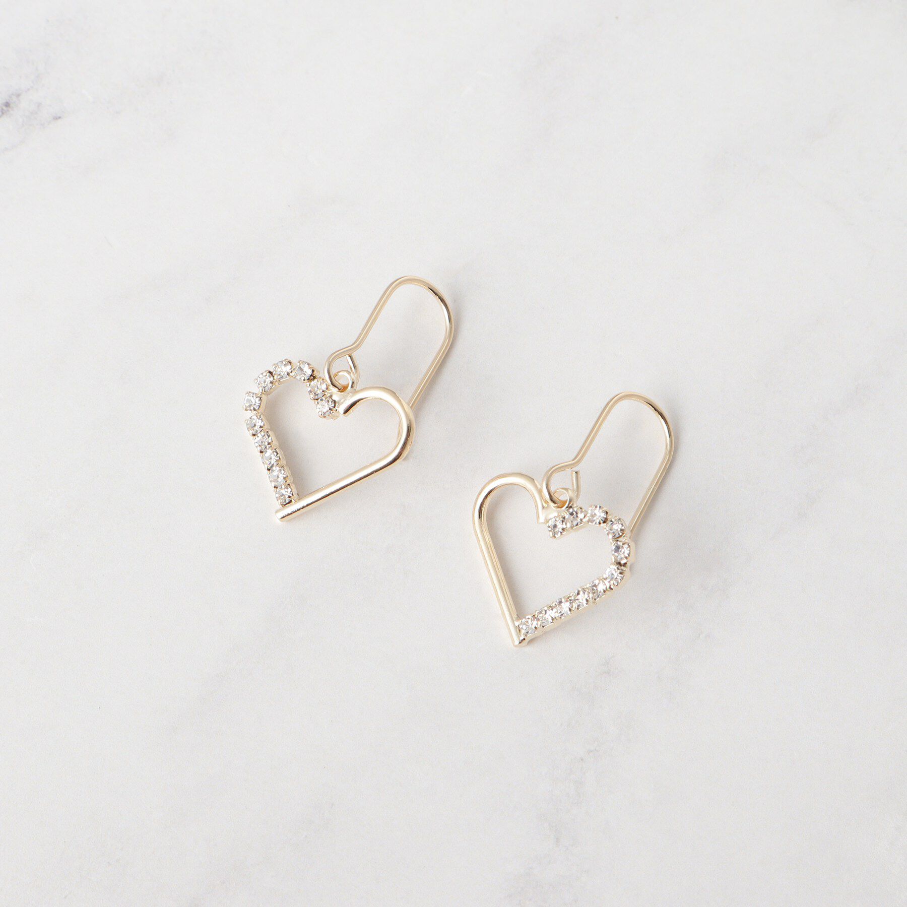 Couture broach「ビジューハートピアス」|ピアス|