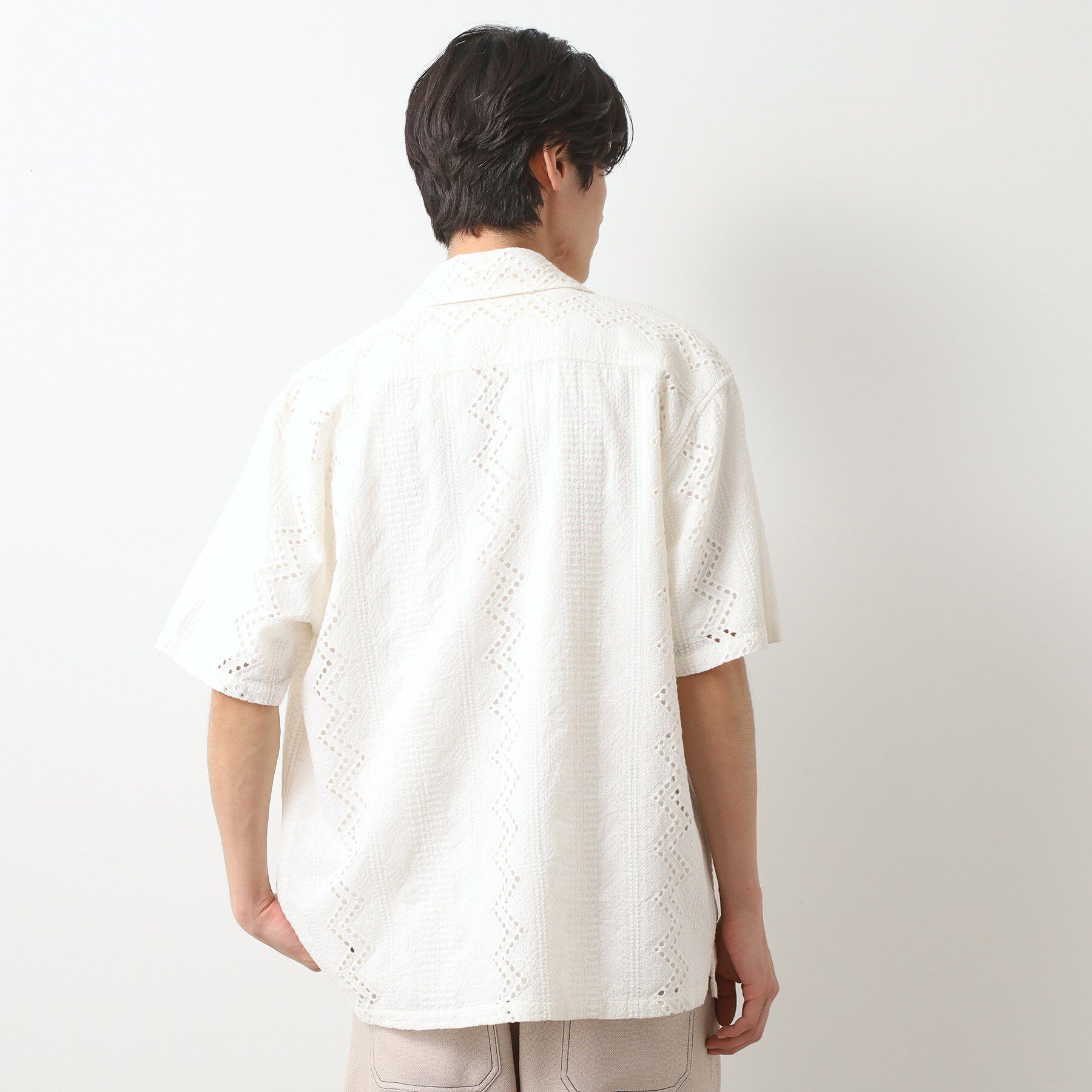 THE SHOP TK「インド刺繍半袖シャツ　【親子リンク/洗濯機OK】」|シャツ・ブラウス|