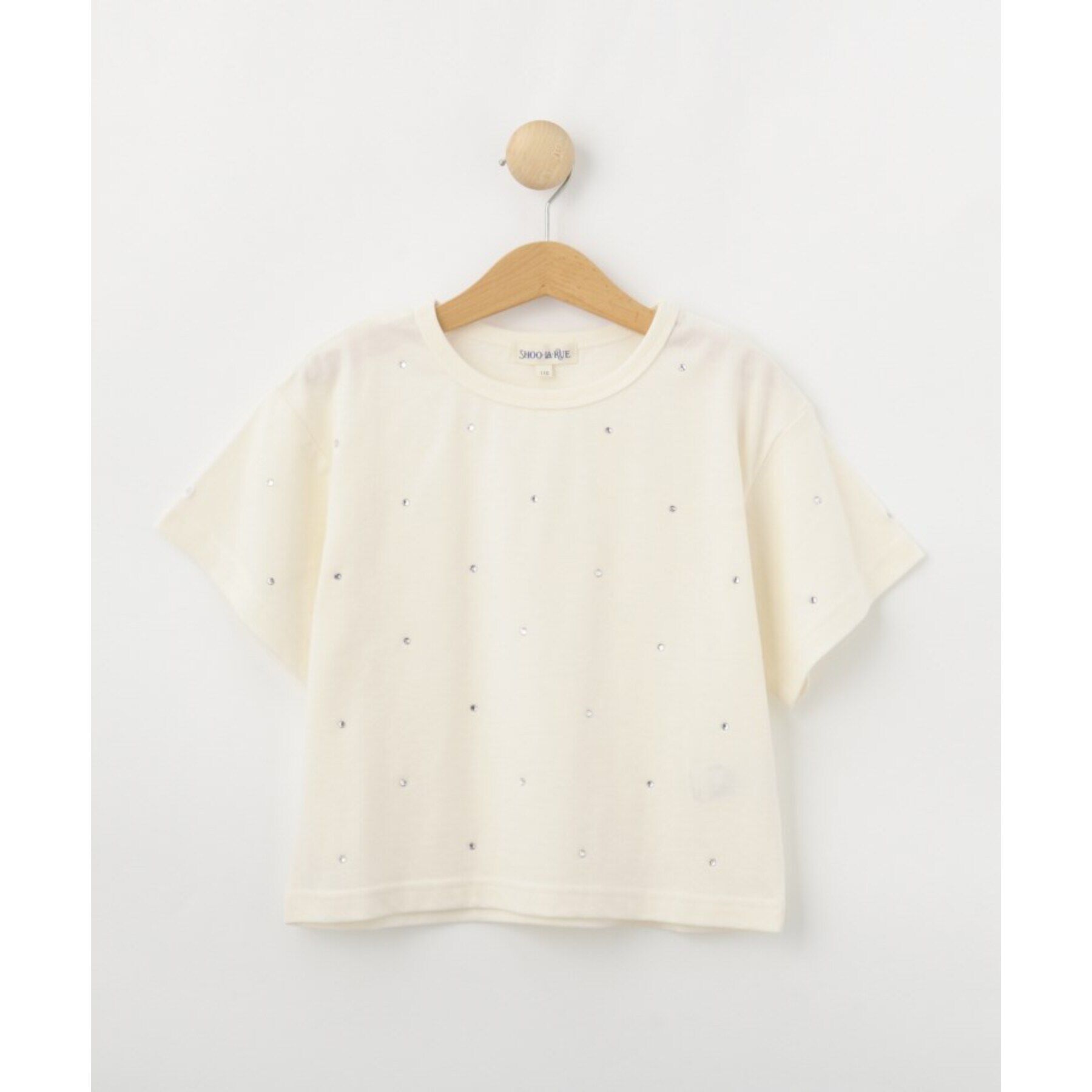 SHOO･LA･RUE「【100-150cm】キラキラワイドTシャツ」|Tシャツ・カットソー|