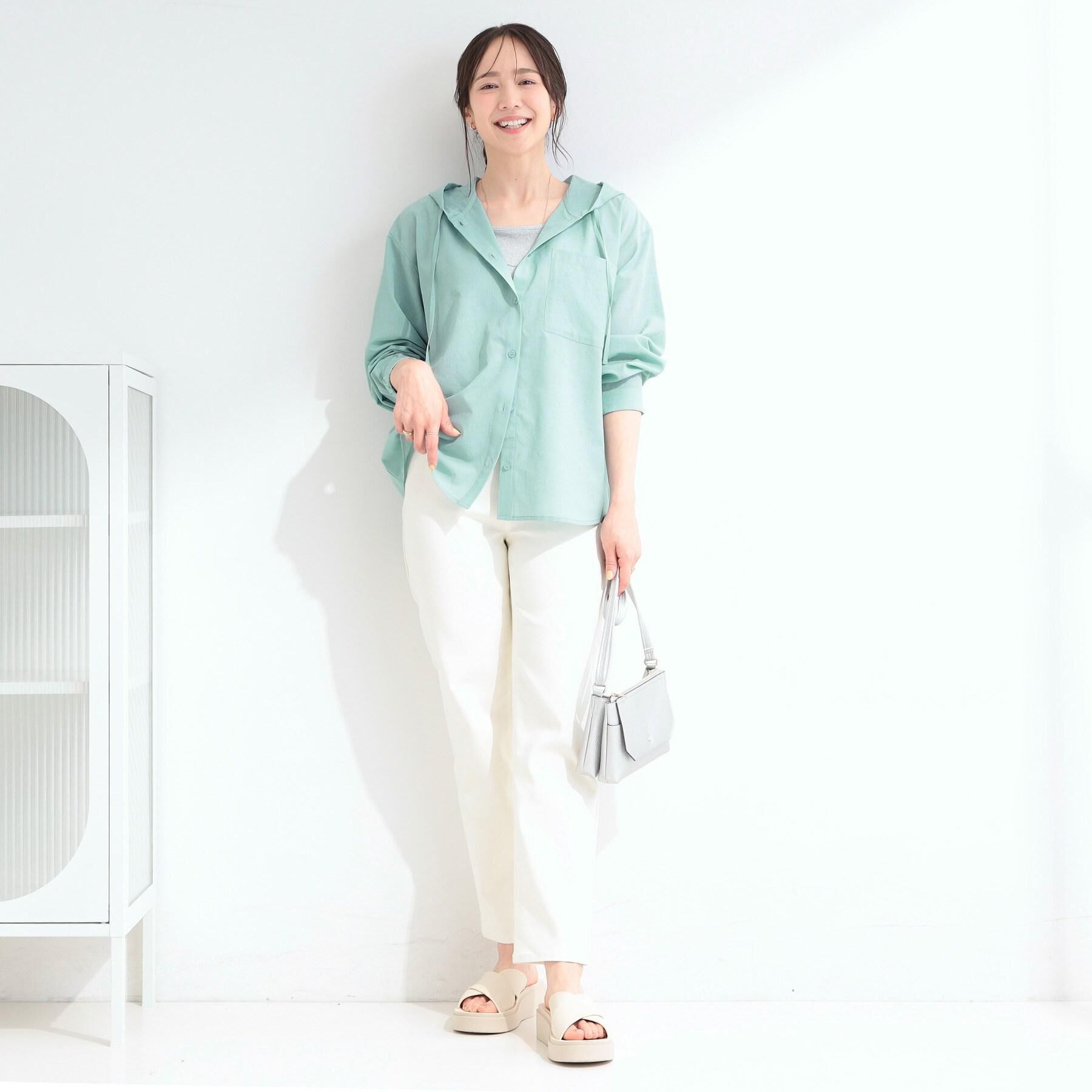 SHOO･LA･RUE「【SHOO・LA・RUE DENIM】大人のきれいめカジュアルに デニムテーパードパンツ」|デニム|