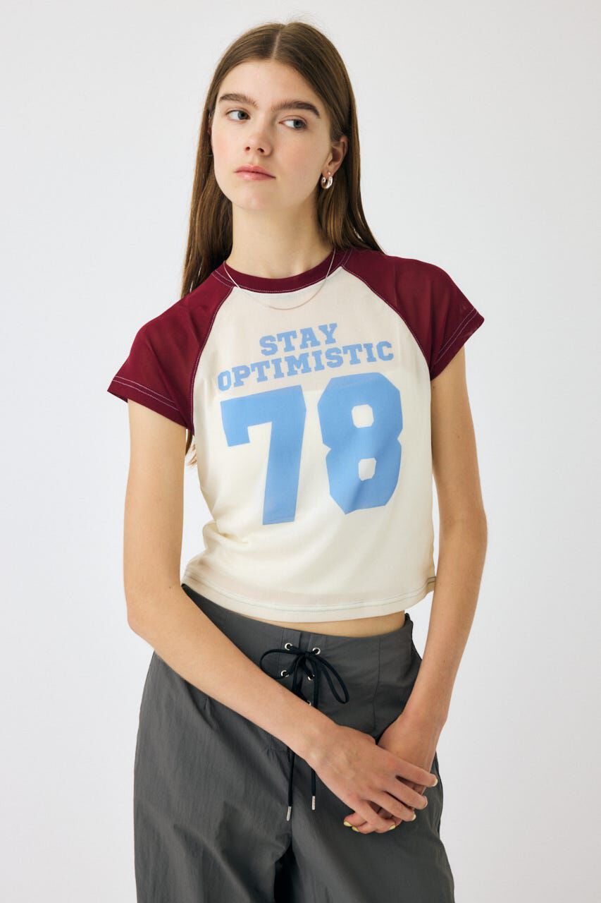 MOUSSY「NUMBERING シアー TEE」|Tシャツ・カットソー|O/WHT1