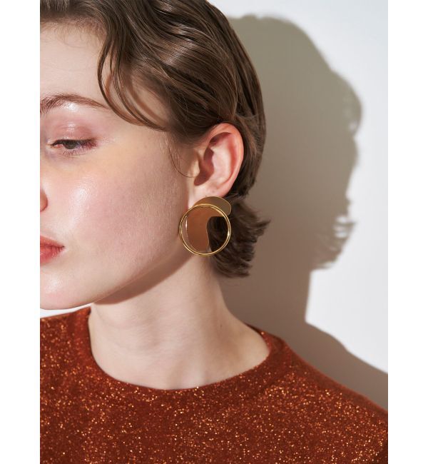 ELENDEEK「CIRCLE 2WAY PIERCE」|ピアス|