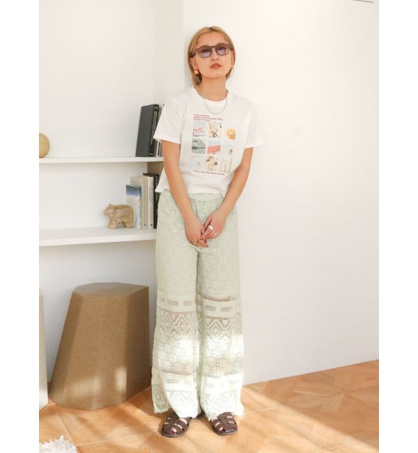 Ungrid「フォトプリントコンパクトTee」|Tシャツ・カットソー|