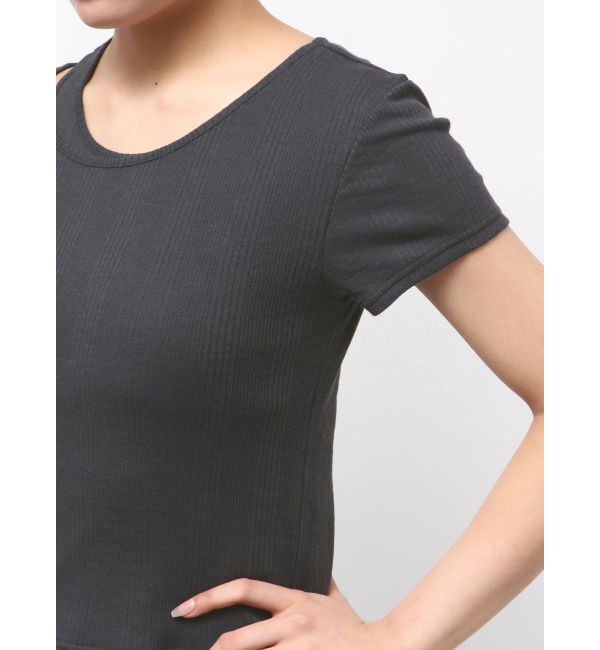 Ungrid「ショルダーデザインシアーTee」|Tシャツ・カットソー|