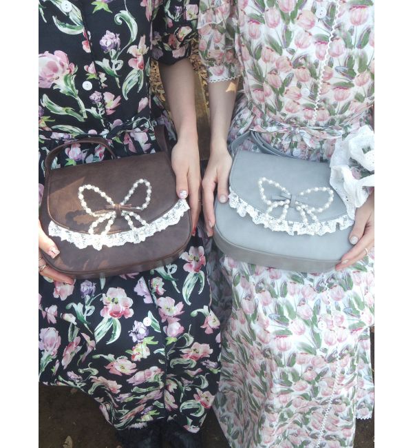 merry jenny「pearl butterfly lace shoulder bag」|ショルダー・メッセンジャー|