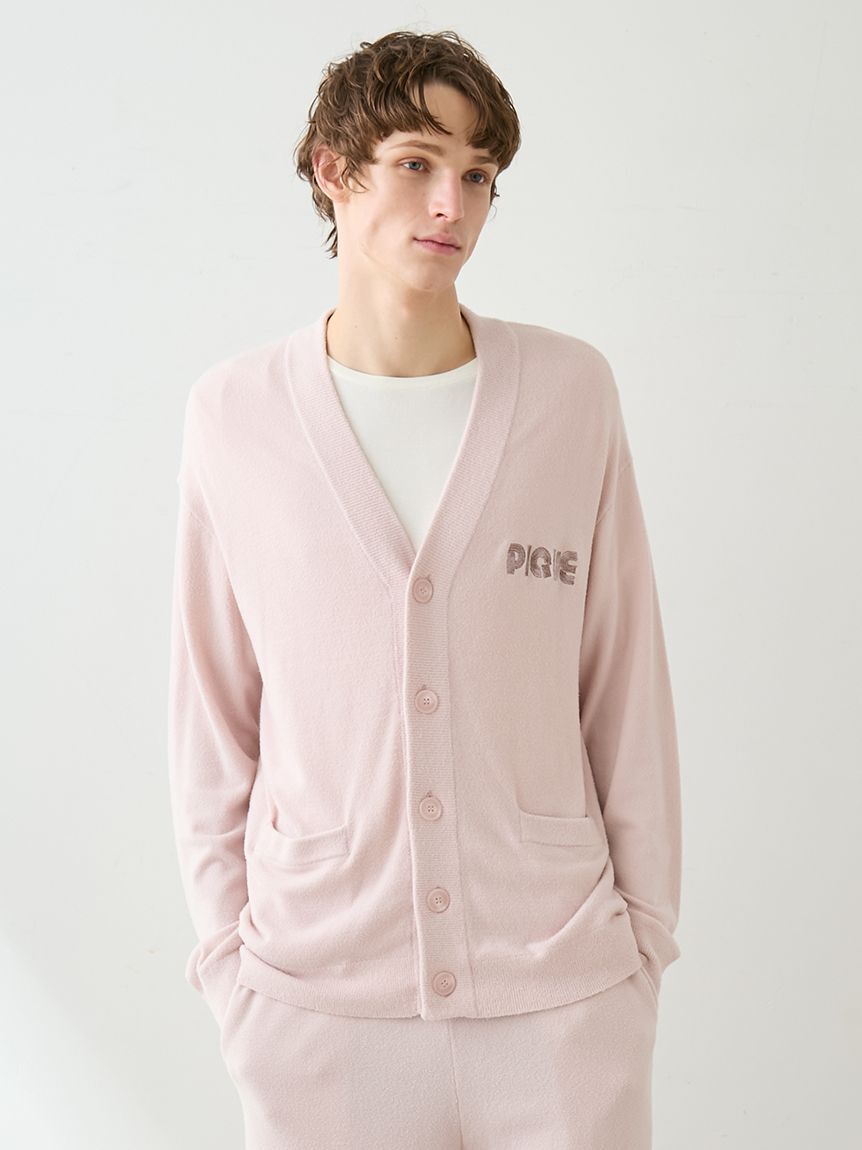 GELATO PIQUE HOMME「【HOMME】スムーズィーliteラインロゴカーディガン」|カーディガン|