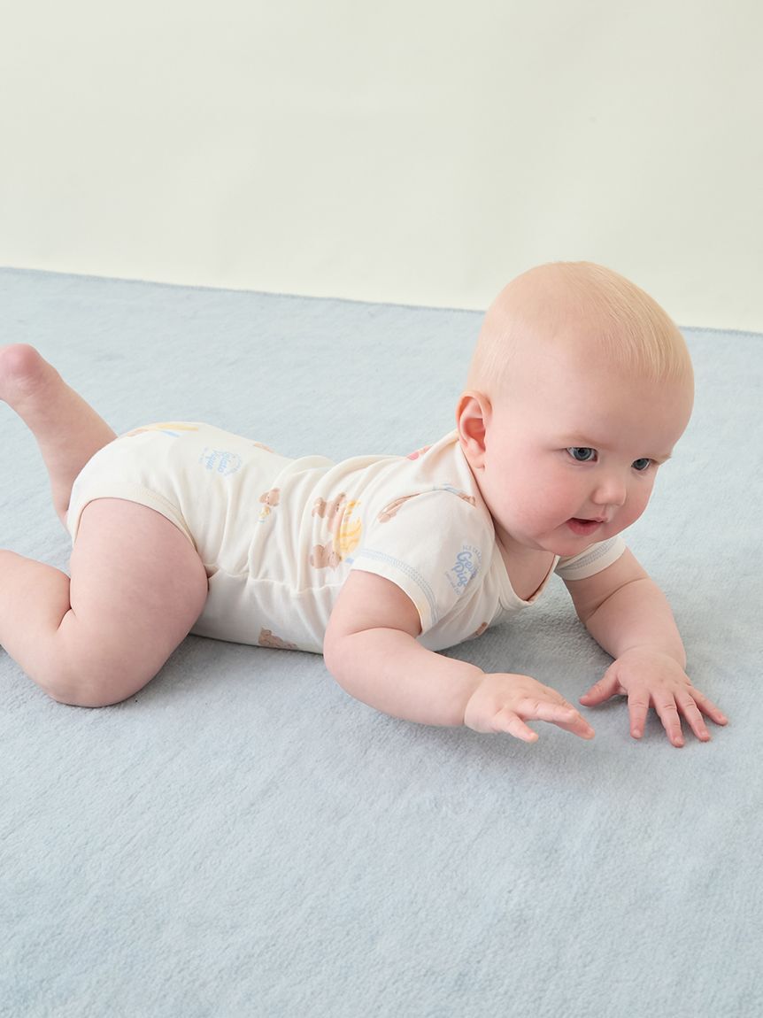 GELATO PIQUE KIDS & BABY「【BABY】【接触冷感】アイスクリームベア柄ボディスーツ」|ロンパース|