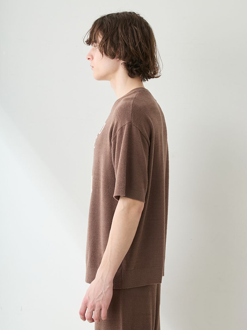 GELATO PIQUE HOMME「【ONLINE限定】【HOMME】スムーズィープリンジャガードプルオーバー&ハーフパンツセット」|ルームウェア|