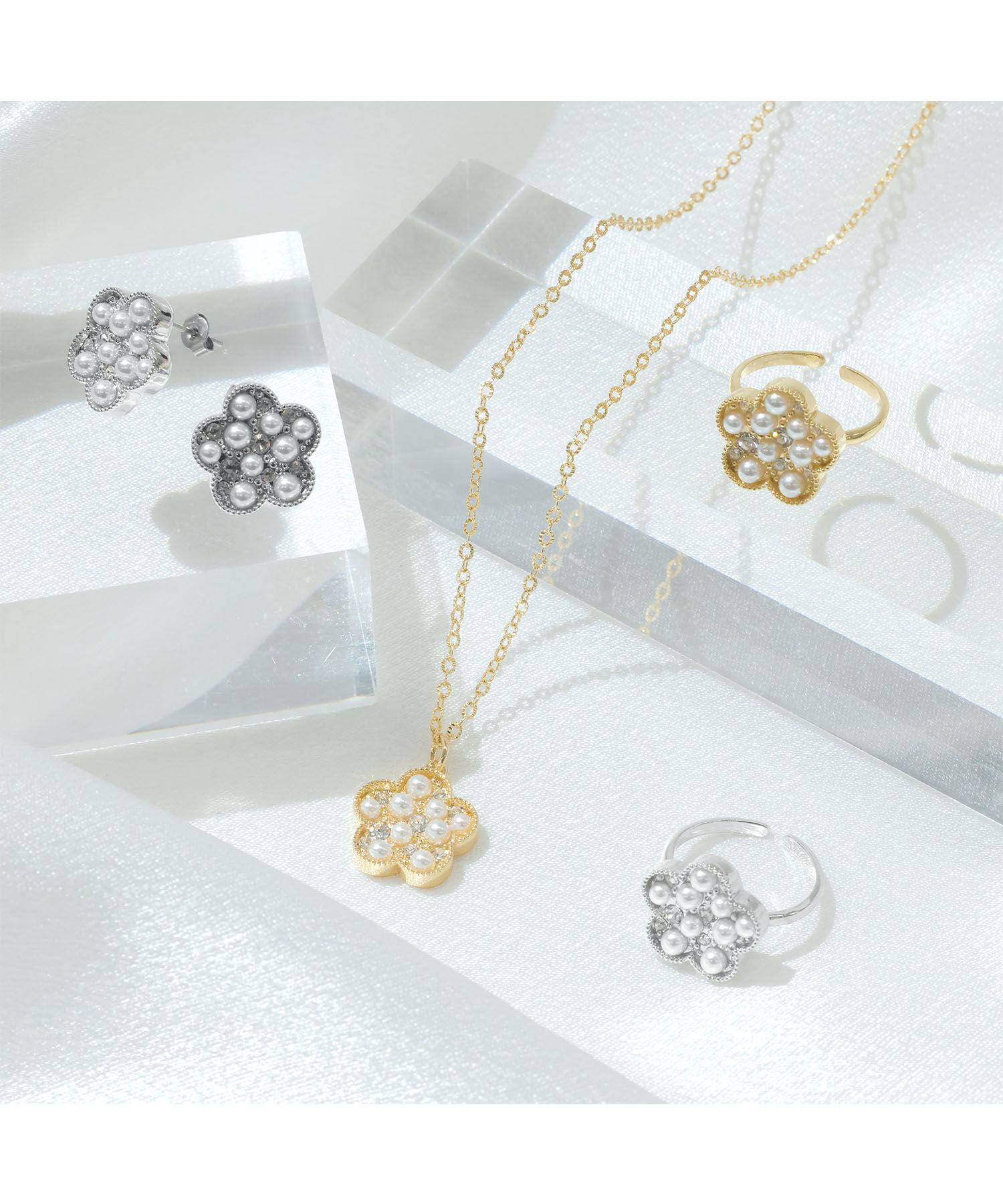 MARY QUANT「パールクラスタ ネックレス」|ネックレス|