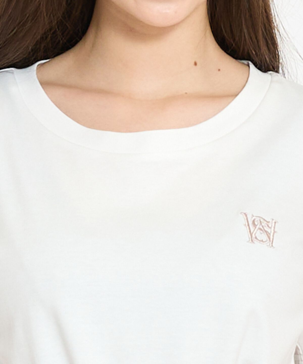 WILLSELECTION「ロゴ刺繍タックスリーブTシャツ」|Tシャツ・カットソー|