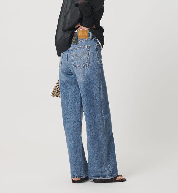 BEAUTY&YOUTH UNITED ARROWS「＜Levi&rsquo;s＞RIBCAGE ワイドデニムパンツ」|デニム|COBALT