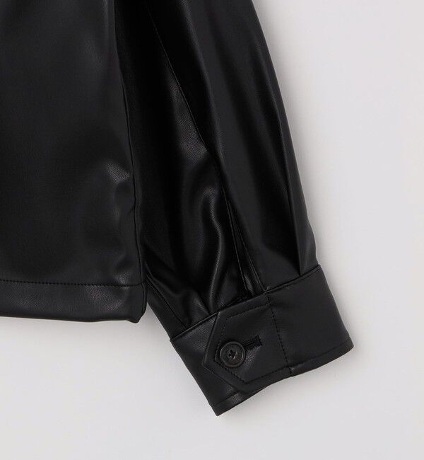 SHIPS「BARACUTA: G4 合成皮革 BOX JACKET」|ブルゾン・スタジャン|