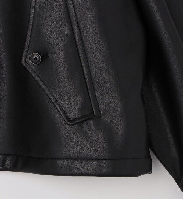 SHIPS「BARACUTA: G4 合成皮革 BOX JACKET」|ブルゾン・スタジャン|