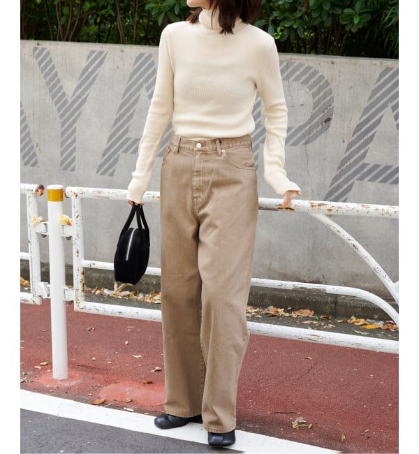 OUTDOOR PRODUCTS Usual Things「ULTフェードデニムハイライズルーズ5PKT」|デニム|