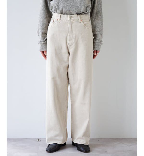 OUTDOOR PRODUCTS Usual Things「ULTフェードデニムハイライズルーズ5PKT」|デニム|