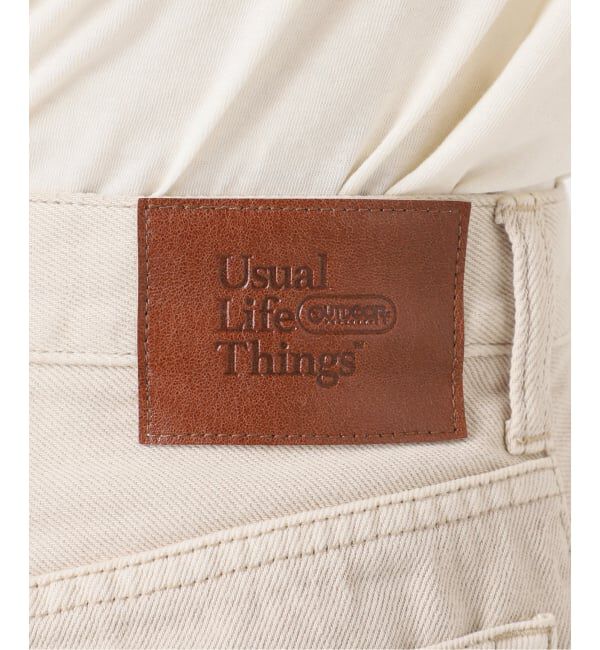 OUTDOOR PRODUCTS Usual Things「ULTフェードデニムハイライズルーズ5PKT」|デニム|