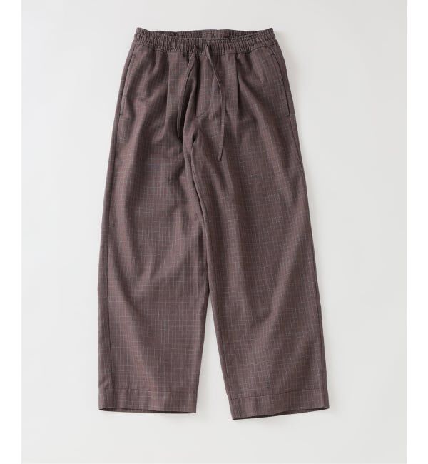 JOURNAL STANDARD relume「《予約》コットンリネン カスリ スラブ ワイド イージーパンツ」|スラックス|