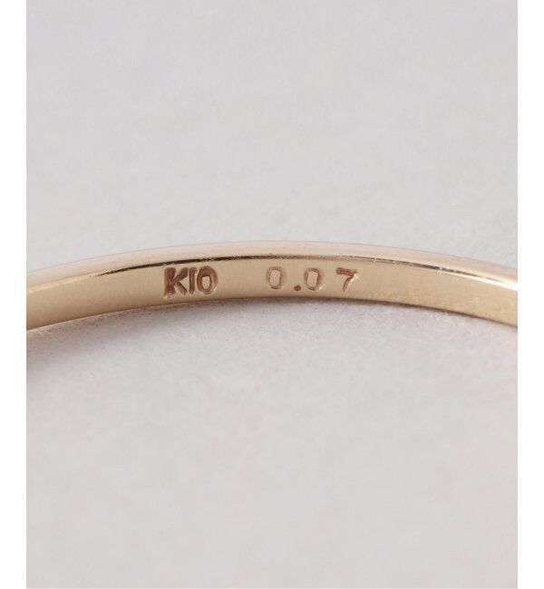 Lilas by Spick&Span「5ピースダイヤステーションリング K10」|リング|