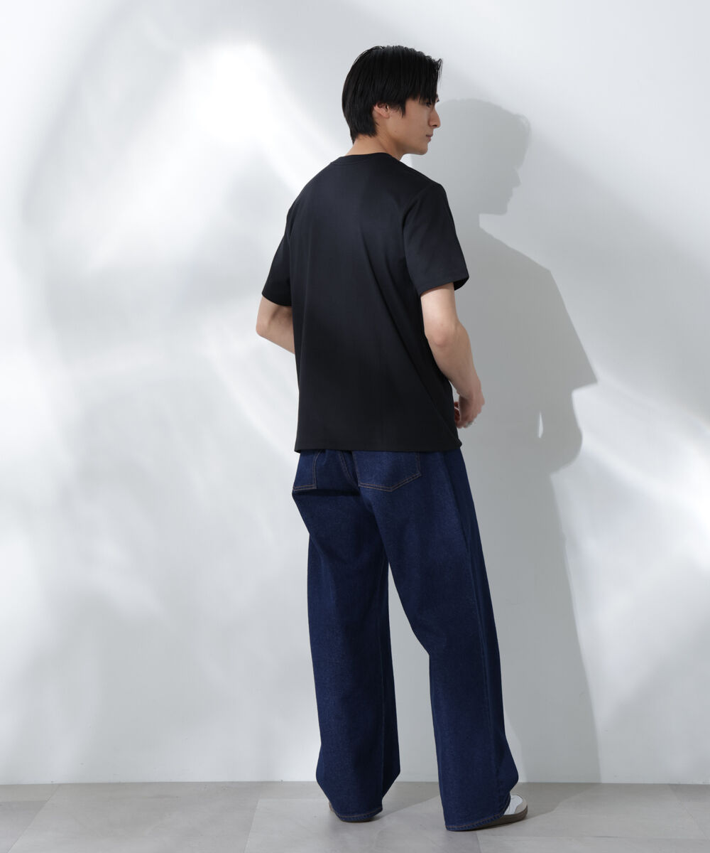 nano･universe「Anti Soaked(R) 汗染み防止 クルーネック レギュラーシルエットTシャツ」|Tシャツ・カットソー|