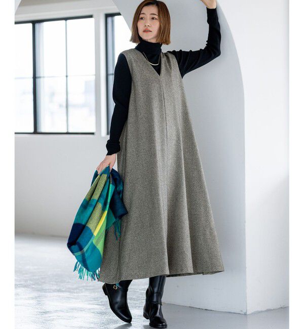 23区「【VERY掲載】カシミヤ チェック ストール」|ストール|