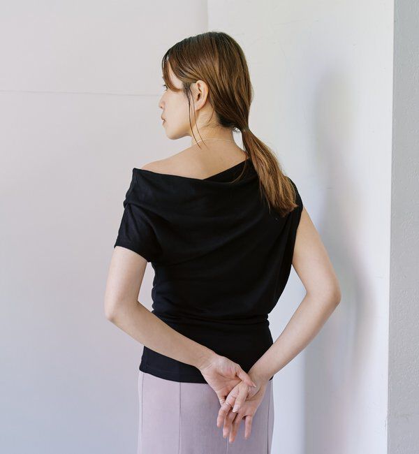  「アシメネックTee」|Tシャツ・カットソー|