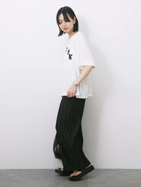 Samansa Mos2 blue「◎柄アソートプリーツパンツ」|その他|