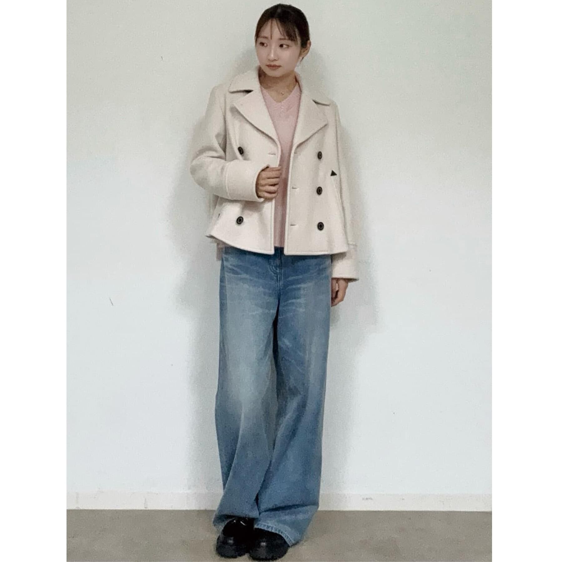 DRESSTERIOR「Super140'sショートPジャケット」|ピーコート|