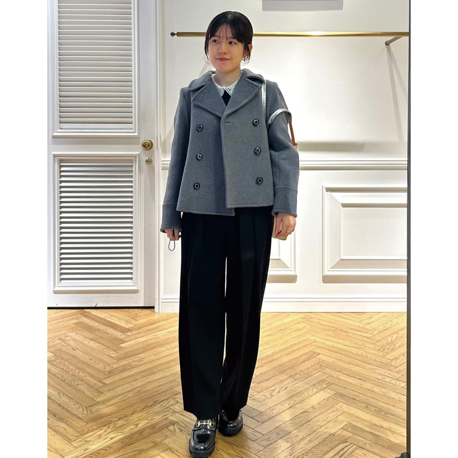 DRESSTERIOR「Super140'sショートPジャケット」|ピーコート|