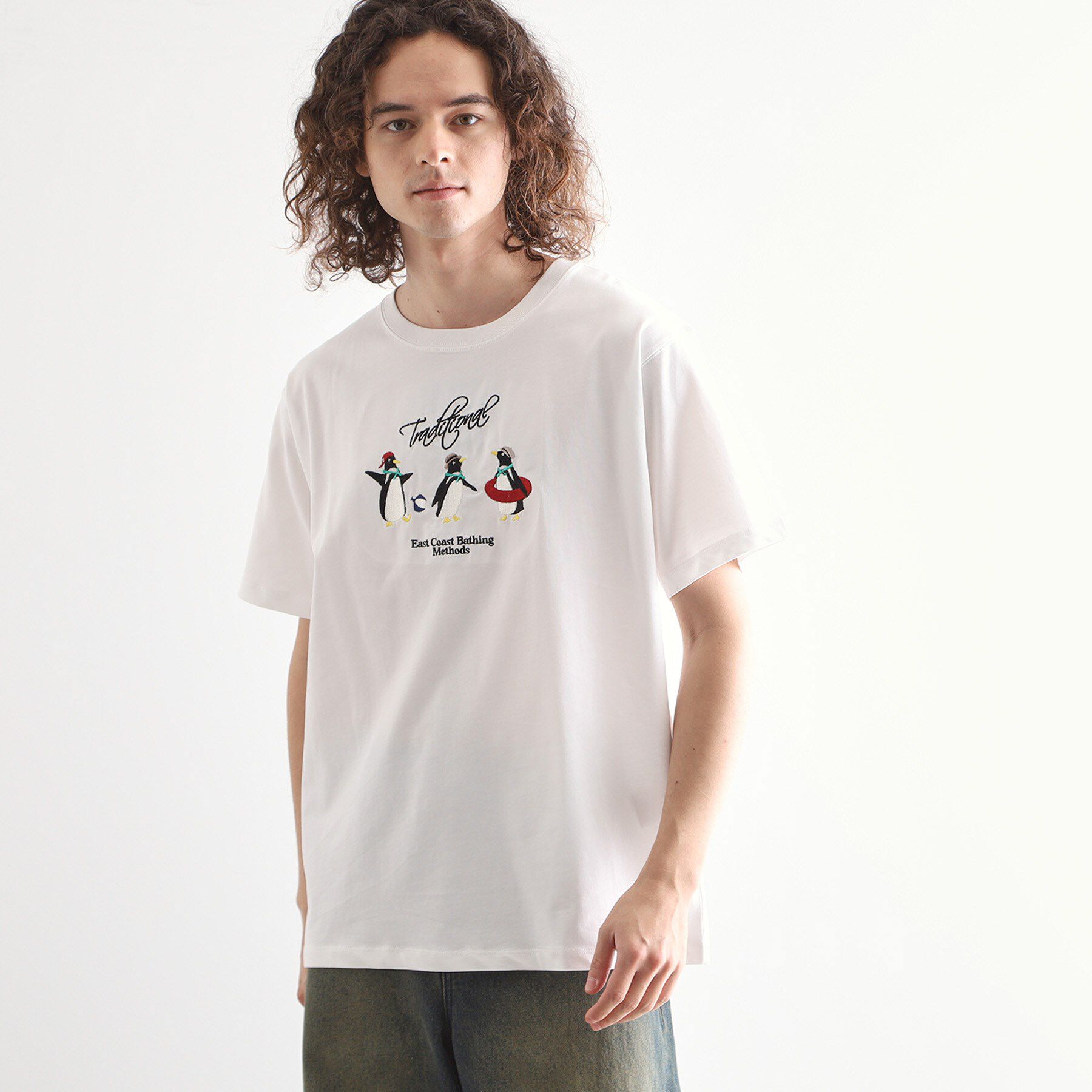 tk.TAKEO KIKUCHI「アニマル刺繍カットソー」|Tシャツ・カットソー|