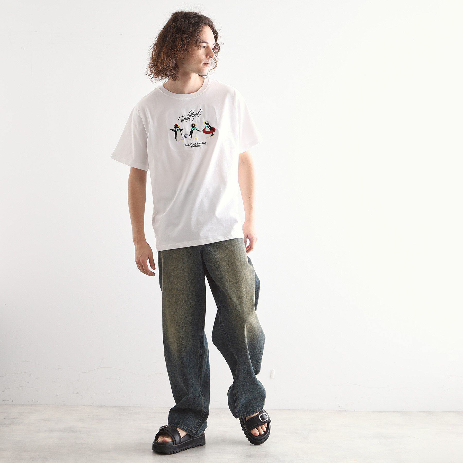 tk.TAKEO KIKUCHI「アニマル刺繍カットソー」|Tシャツ・カットソー|