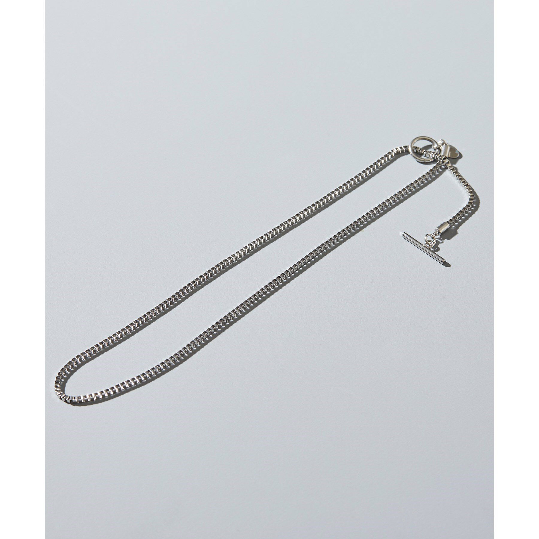 tk.TAKEO KIKUCHI「MULTI DESIGN STAINLESS NECKLACE / マルチデザイン アソートステンレ」|ネックレス|シルバー(106)