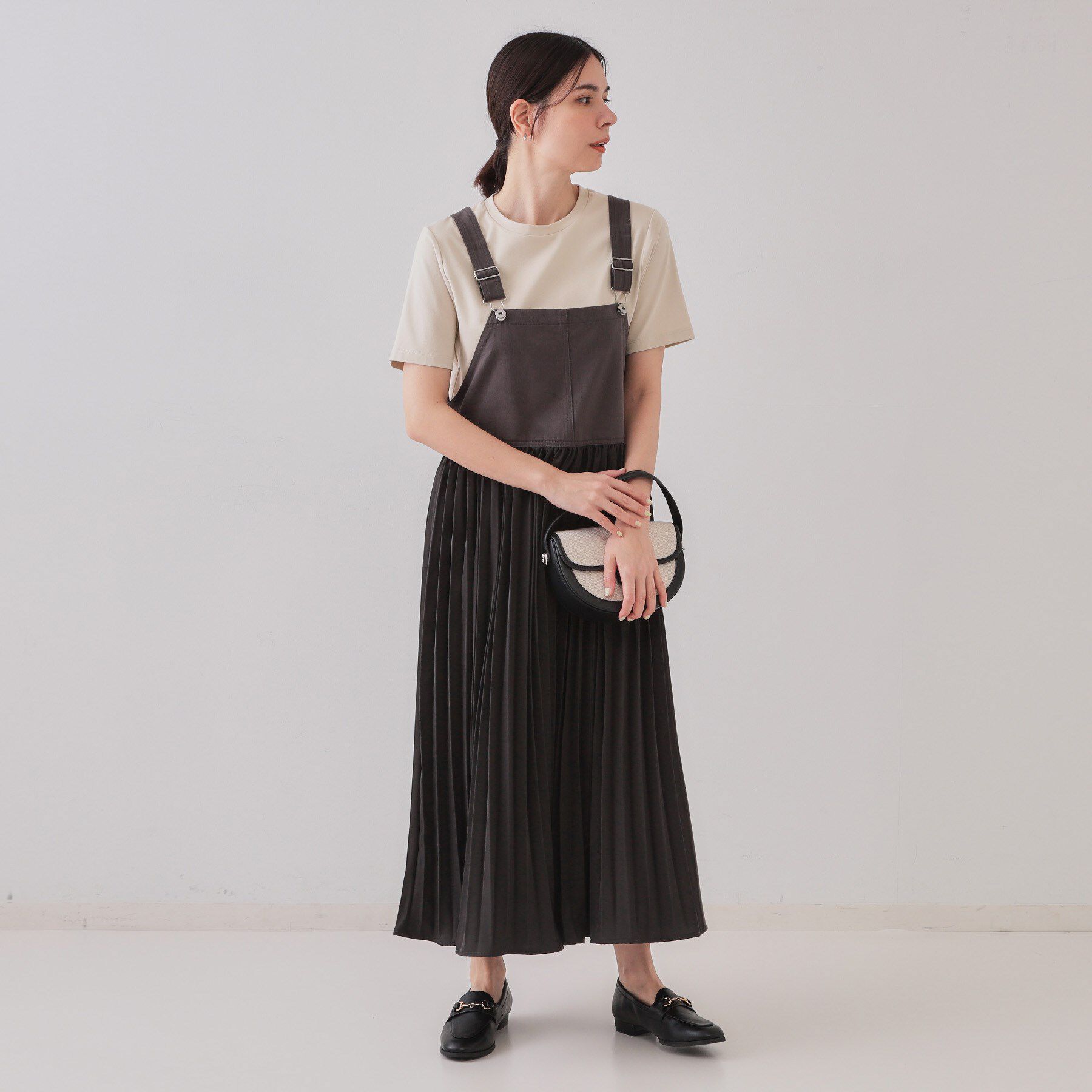 OPAQUE.CLIP「《5色展開／SS-LLサイズ》ベーシックTシャツ【UV／接触冷感／洗濯機洗い可】」|Tシャツ・カットソー|