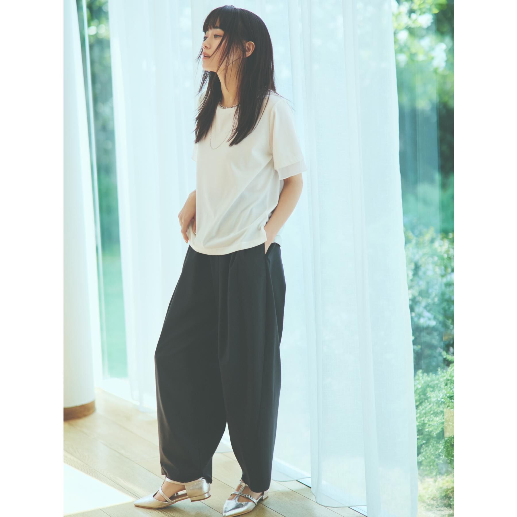 THE SHOP TK「バレルパンツ【洗える】」|その他|
