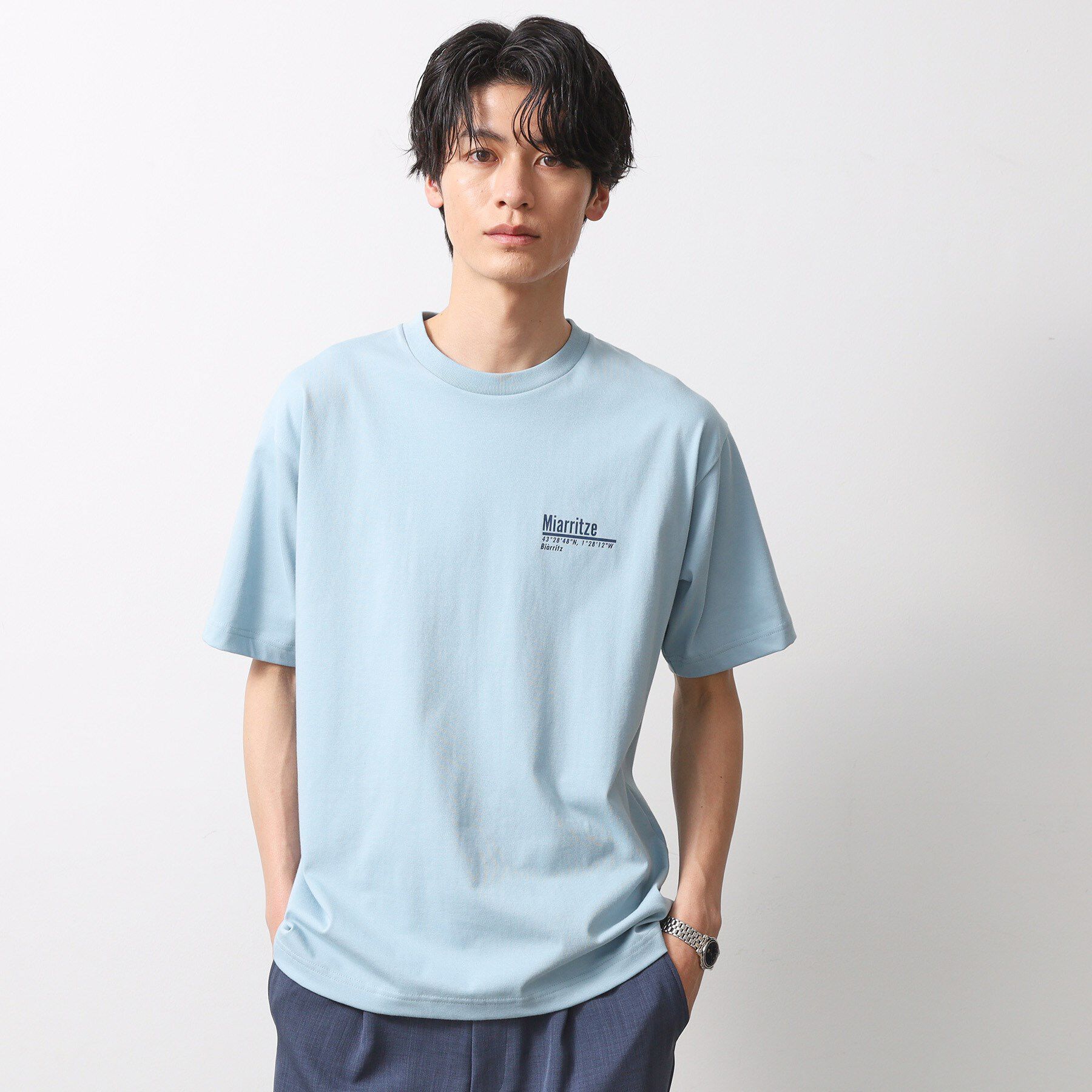THE SHOP TK「【旅するTシャツ】フォトプリント 洗濯機OK/サスティナブル」|Tシャツ・カットソー|