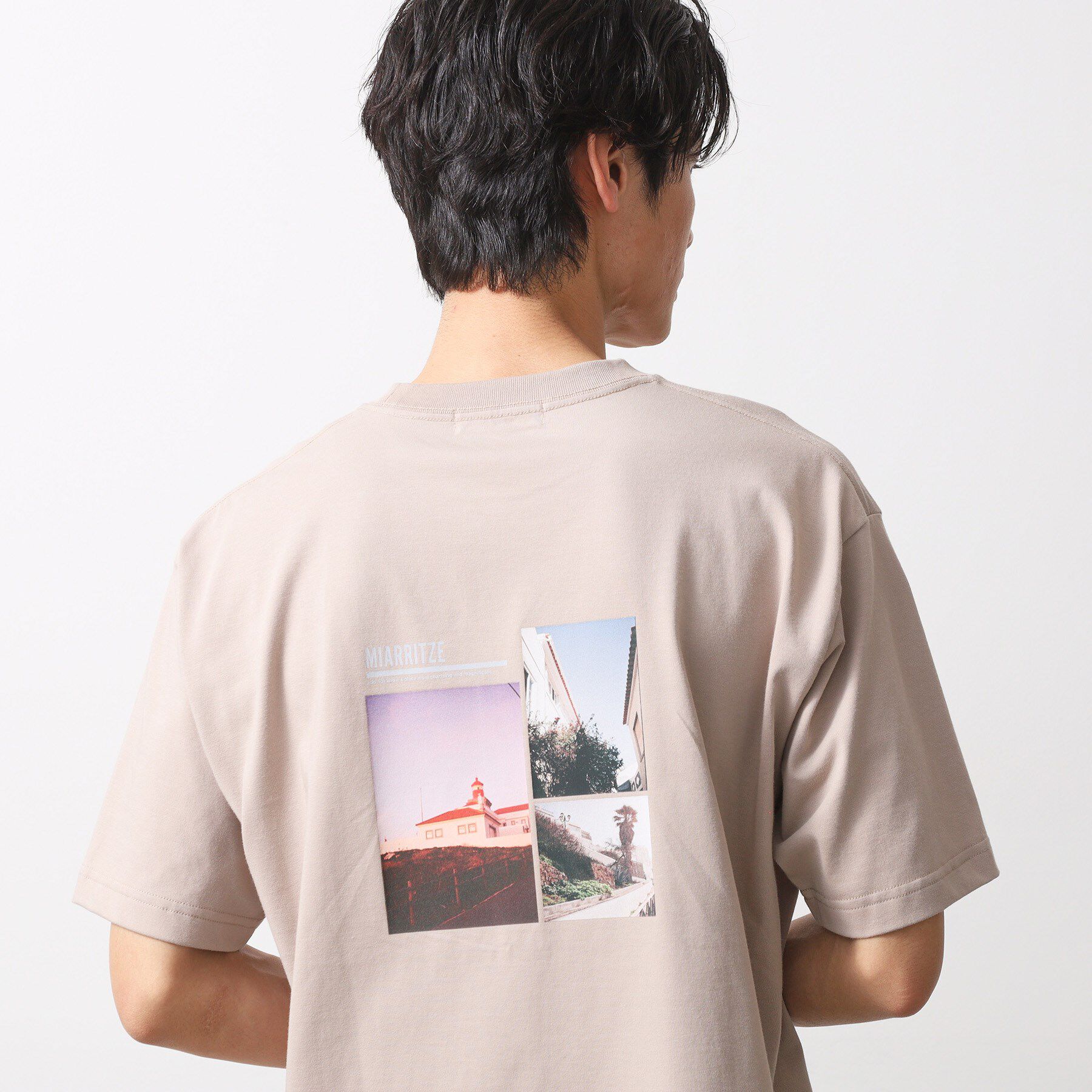 THE SHOP TK「【旅するTシャツ】フォトプリント 洗濯機OK/サスティナブル」|Tシャツ・カットソー|ベージュ(052)