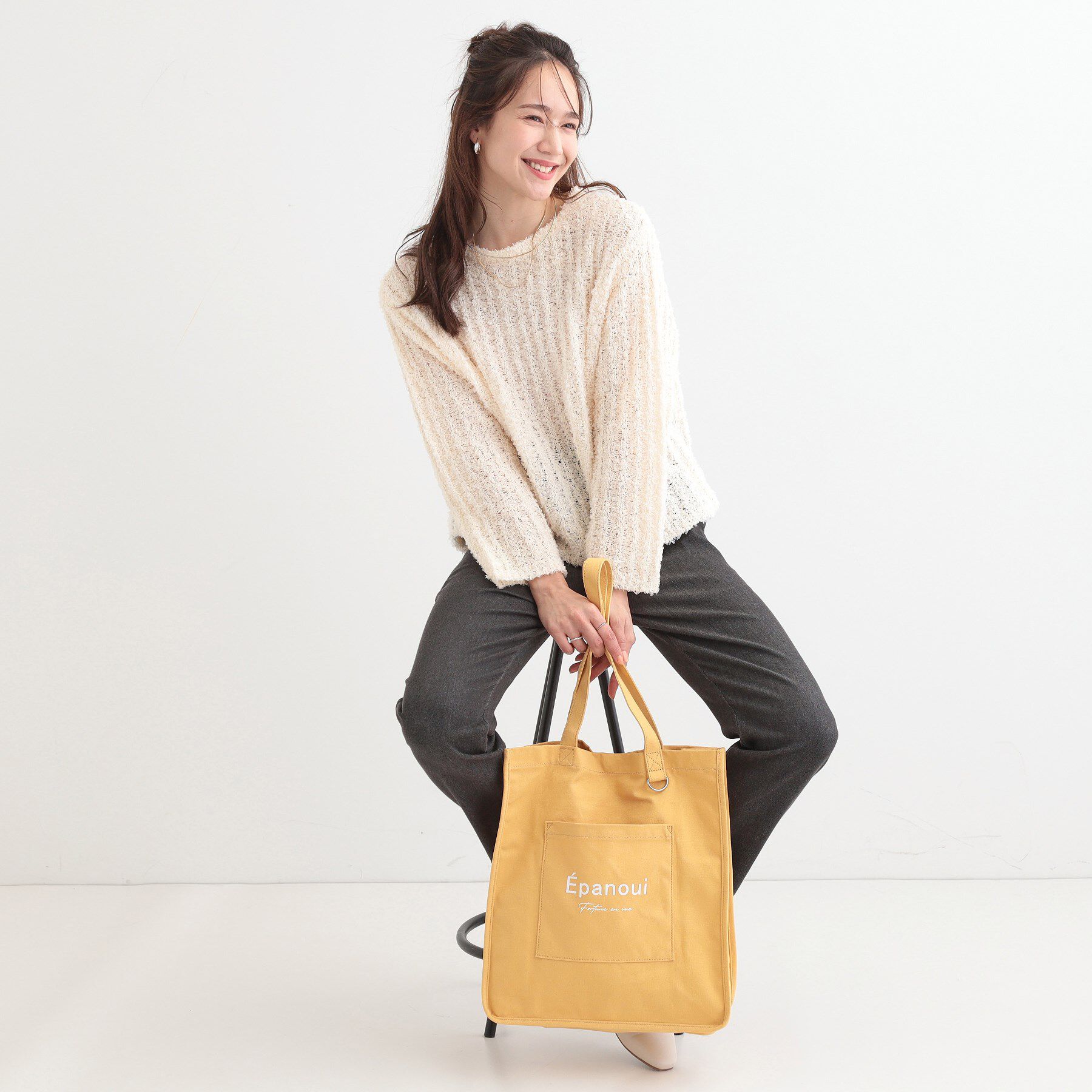 SHOO･LA･RUE「【推し活にも】うちわが入るトートバッグ」|トートバッグ|