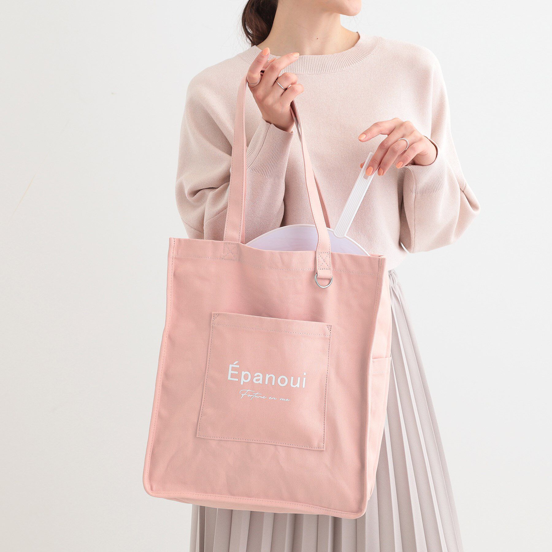 SHOO･LA･RUE「【推し活にも】うちわが入るトートバッグ」|トートバッグ|