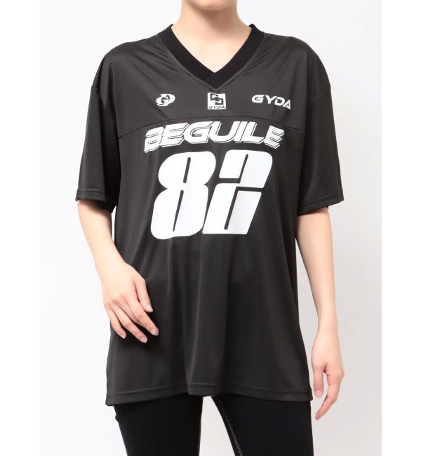 GYDA「BEGUILE 82SPORTY VネックBIG Tシャツ」|Tシャツ・カットソー|