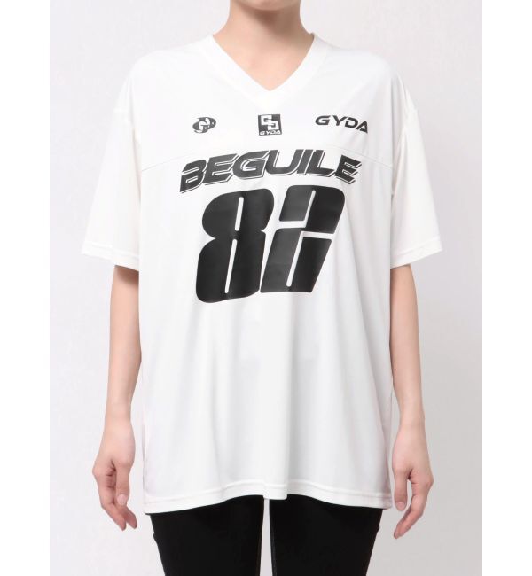 GYDA「BEGUILE 82SPORTY VネックBIG Tシャツ」|Tシャツ・カットソー|