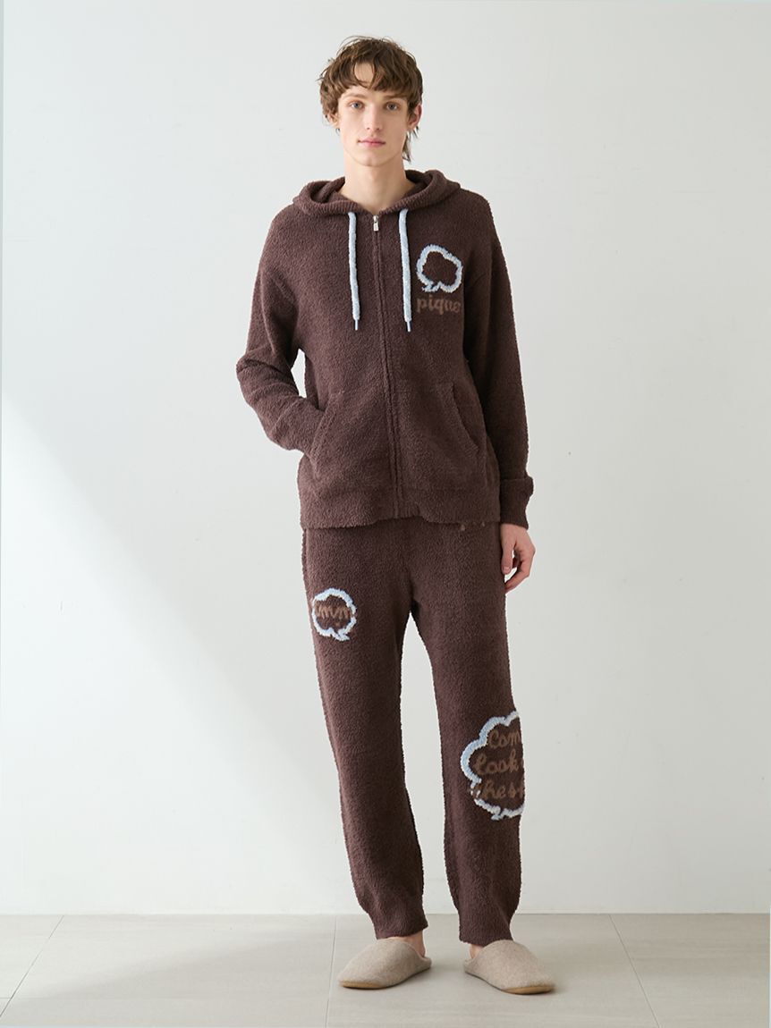GELATO PIQUE HOMME「【HOMME】ベビモコトークロゴパーカ」|パーカー|