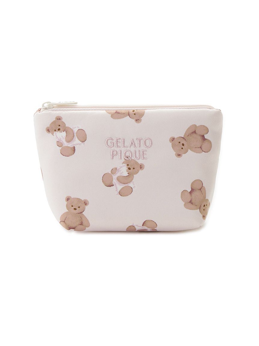 gelato pique「ベア総柄ティッシュポーチ」|ポーチ|
