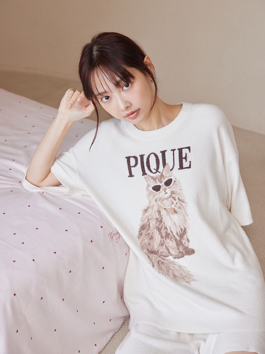 gelato pique「ファッションCATS&DOGSジャガードプルオーバー」|ルームウェア|IVR